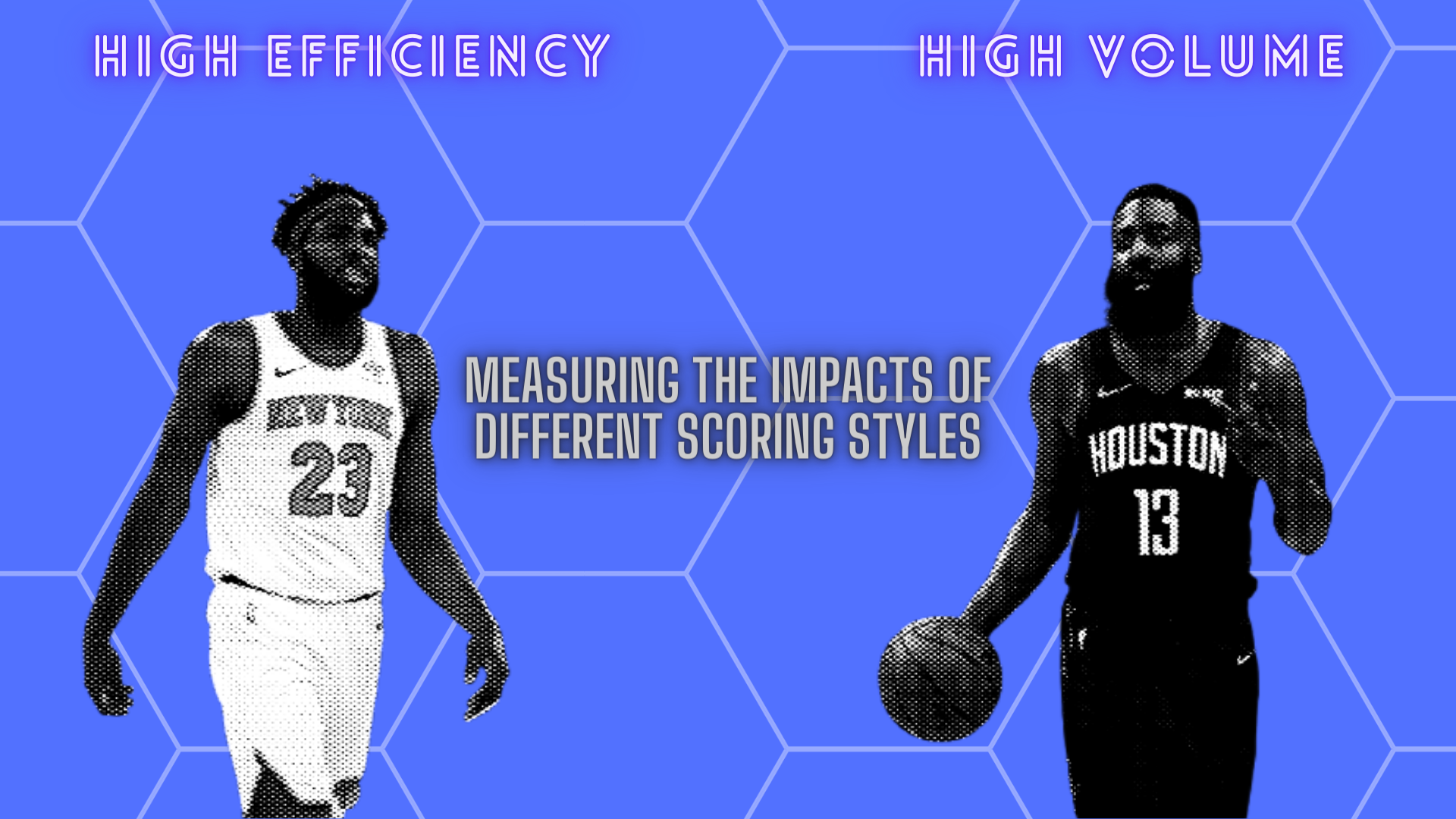 Which is More Important in Scoring: Efficiency or Volume?